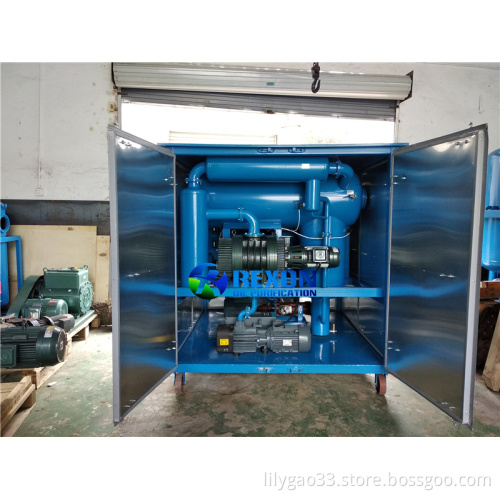 Aluminium Alloy Weather-proof Type Vacuum Transformer Oil Purifier Machine